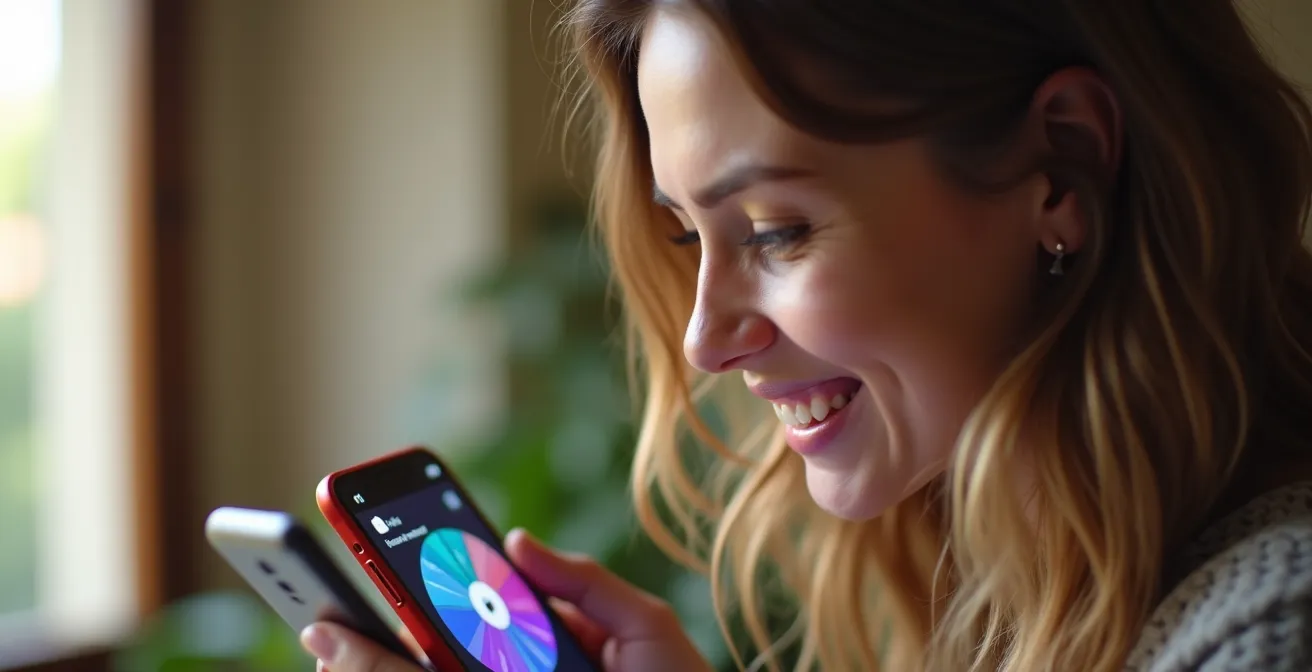 Persona escaneando código QR con smartphone mostrando experiencia interactiva