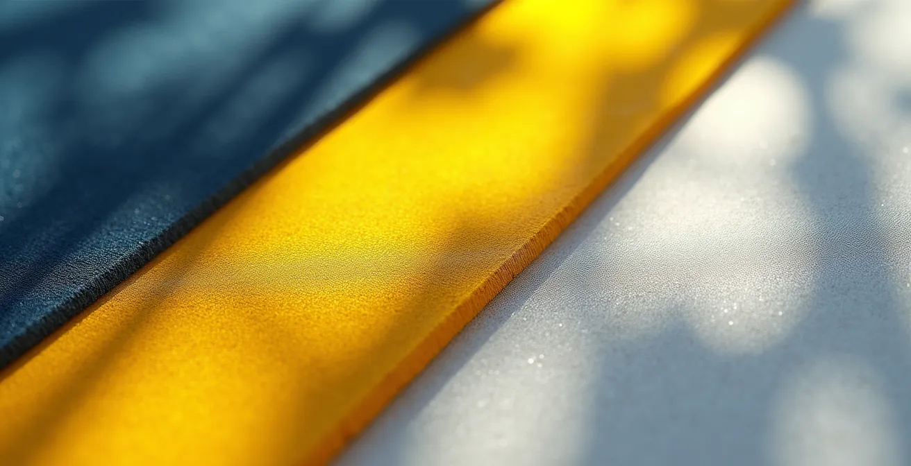 Comparación visual del contraste de colores en vallas bajo diferentes condiciones de luz solar española