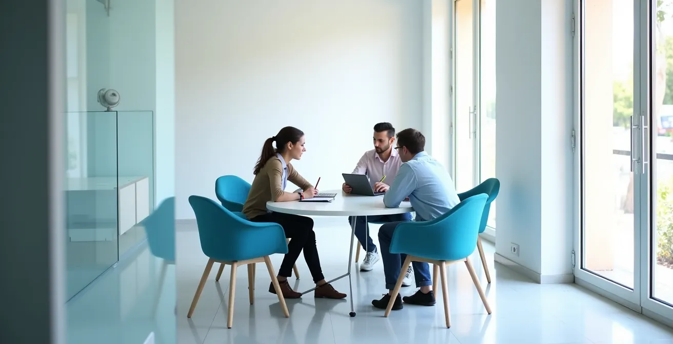 Empleados de pyme en sesión de formación sobre herramientas digitales