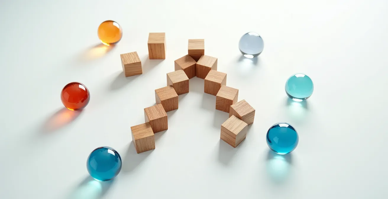 Diagrama visual de estructura de campañas publicitarias optimizada