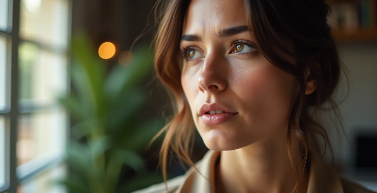 Concepto visual de fatiga publicitaria y renovación creativa