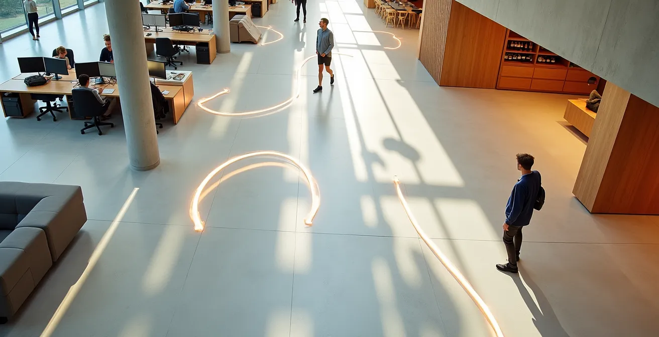 Diagrama visual de flujo de decisión entre chatbot y atención humana en servicio al cliente