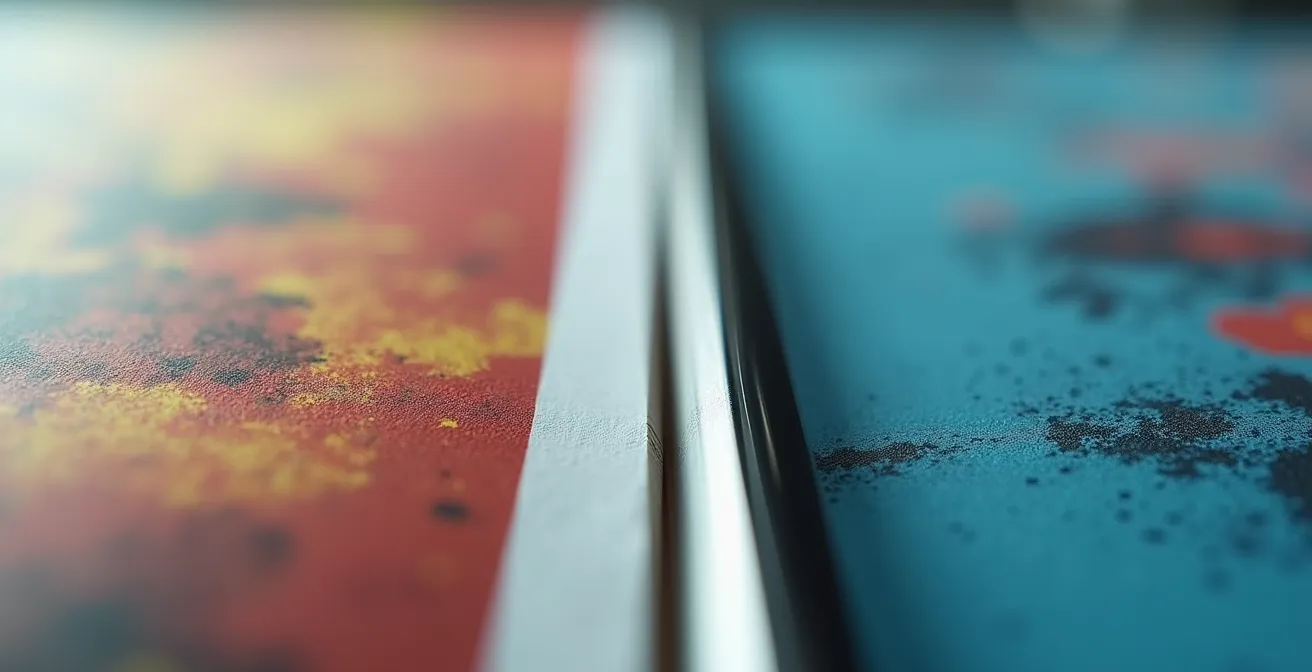 Comparación visual entre anuncio en revista especializada y publicidad digital para nichos